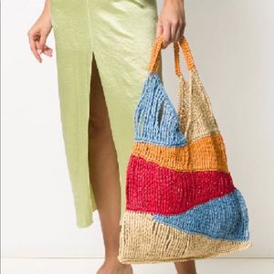 M Missoni - Woven Colorblock Tote
